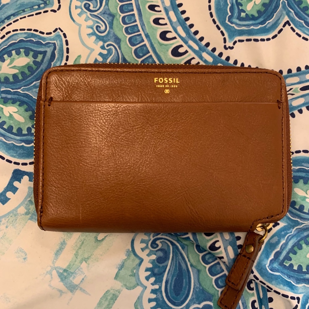Brown Fossil wallet